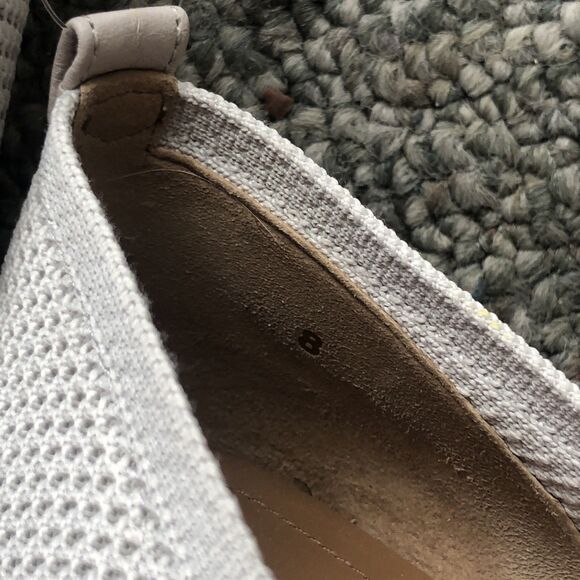 Everlane Day Glove ReKnit Flats Women’s Size 8 Light Gray Knit Pointed Toe Shoes - Picture 12 of 12